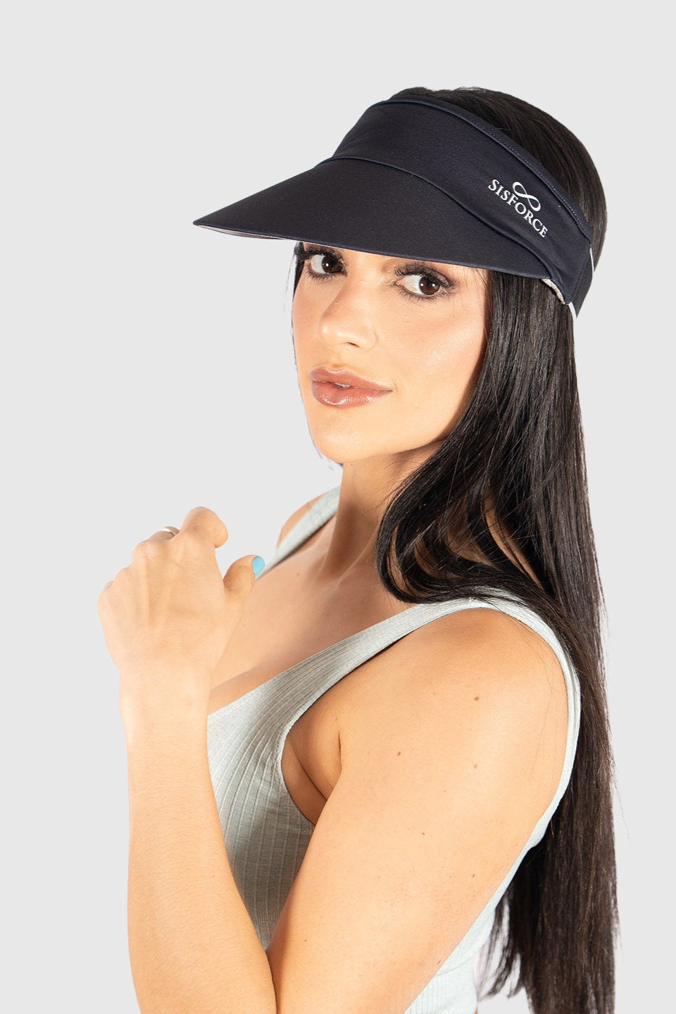 SisForce Adjustable Visor Cap – Navy