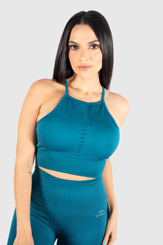 Sculpt Luxe Seamless Halter Top